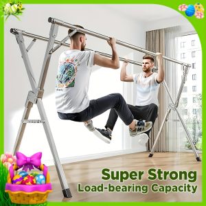 Clothes Drying Rack 78.7 Inches Folding Outdoor Indoor, Drying Rack Clothing Collapsible, Foldable Laundry Drying Rack, Heavy Duty Stainless Steel Clothesline, Drying Racks