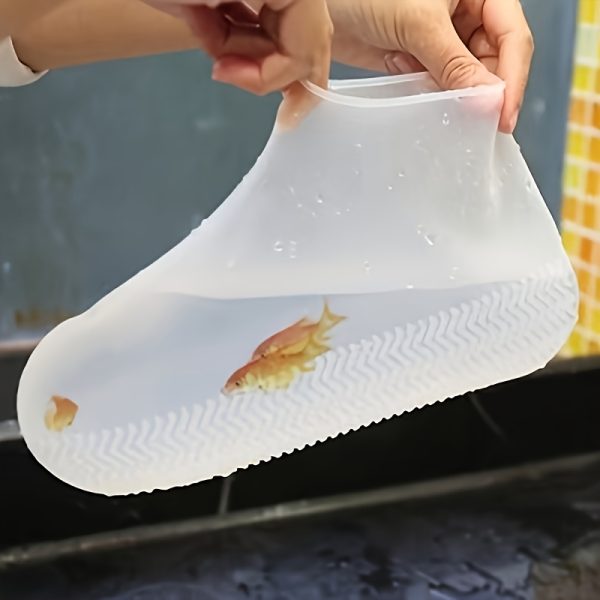 3 Pairs of Waterproof Reusable Latex Rain Boot Covers - High Quality, Long-Lasting, Universal - Stylish Color Options, All-Weather Protection - Image 6