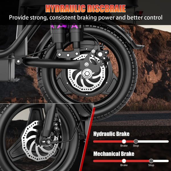 740W Adult Electric Scooter with Seat - Image 8
