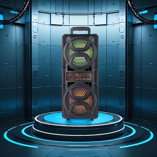Loudspeakers, Ultimate Sound Experience with/FM/USB/TF Card/MIC, Suitable for Outdoor, Parties - Image 2