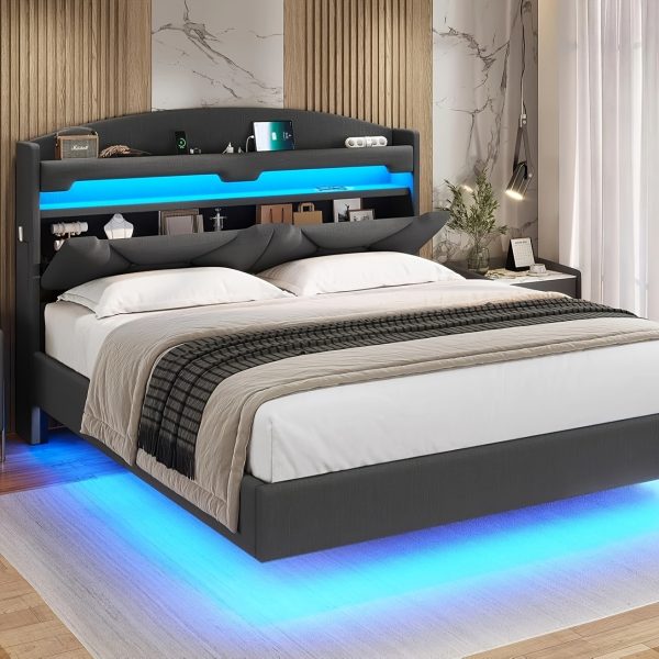 LED King Bed Frame - Image 5