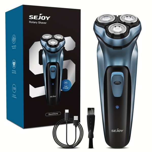 Sejoy Electric Razor for Men, Electric Face Shaver, Cordless Washable Rechargeable Shaving Machines, Fast Charging, best gift