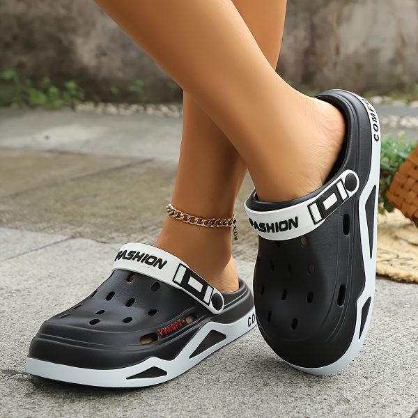 Unisex Fashion Clogs, Spring/Summer Casual Open Toe Slides, EVA Material, Soft Sole, Breathable Outdoor Beach Sports Sandals - Image 10