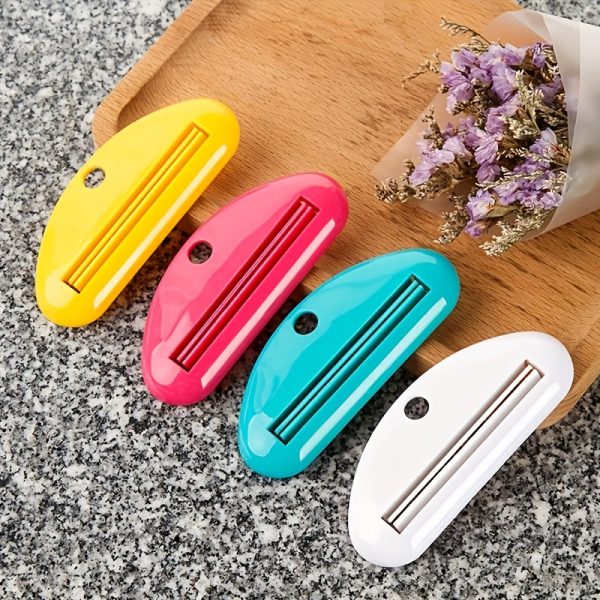 8pcs Household Toothpaste Squeezer Toothpaste Clip Facial Cleanser Hand Cream Squeezer Manual Squeezer Sample Roller Press - Image 4