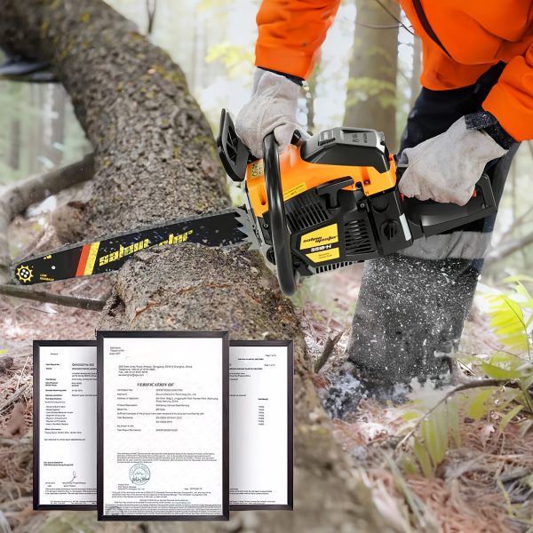 20-inch Gasoline Chainsaw, Wireless Handheld Saw, Used for Cutting Trees, Wood, Farmland, Gardens, Pastures And Forests - Saw Set - Image 2