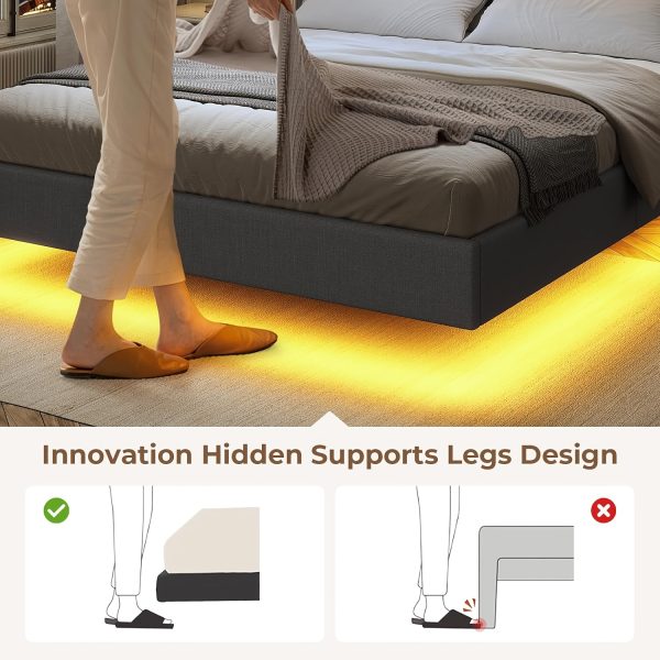 LED King Bed Frame - Image 2