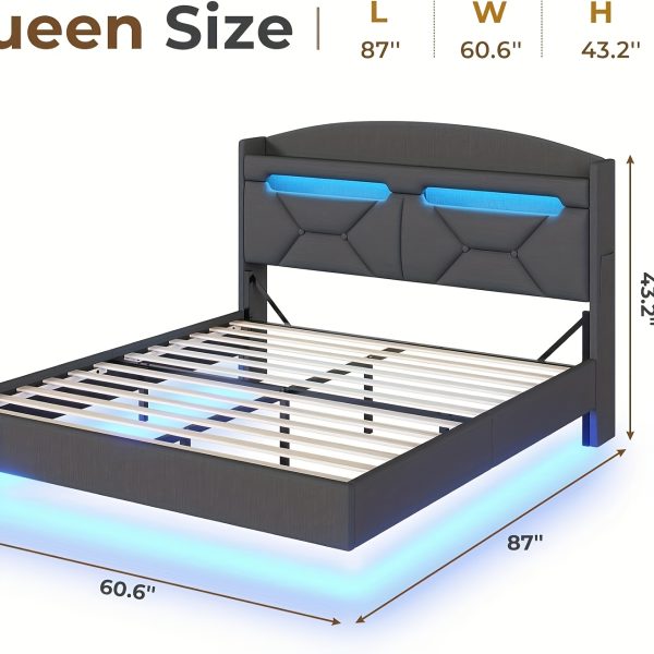 LED King Bed Frame - Image 3