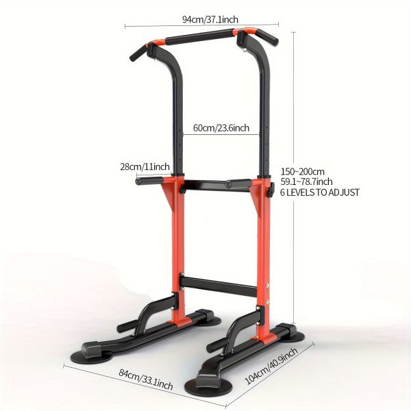 Heavy-Duty Home Gym Pull Up Dip Station - Image 2