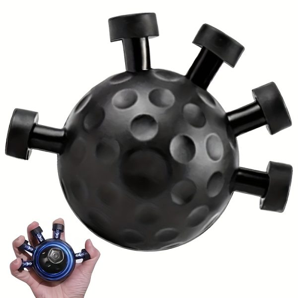 1pc 44-99LB High Intensity Finger & Forearm Strength Trainer - Adjustable Grip Strengthener with Textured Surface for Guitar, Rock Climbing, Athletic Training - Durable Hand Muscle Builder, Perfect Valentine's Gift for Him (Blue/Pink/Black), Grip Strength Trainer - Image 6