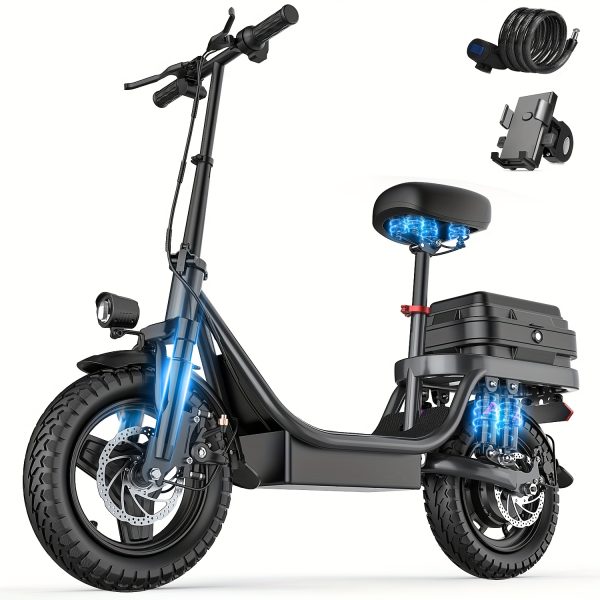 740W Adult Electric Scooter with Seat - Image 19