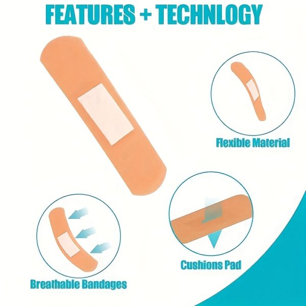80pcs Set Of PE Soft Adhesive Tape For Wound Care - Image 8