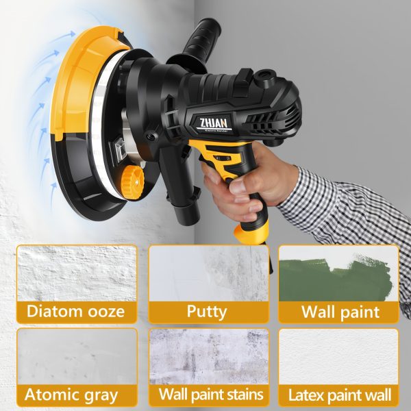 ZHJAN Drywall Sander/with Vacuum Auto Dust Collection - Image 9