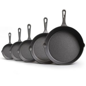 [Cast Iron Skillet] 3pcs/4pcs/5pcs Cast Iron Skillet Set | 6 Inch/8 Inch/10 Inch Cast Iron Frying Pan, Household Pan, Kitchen Accessories, Home Cook, Cast Iron Pan Without Coating Set