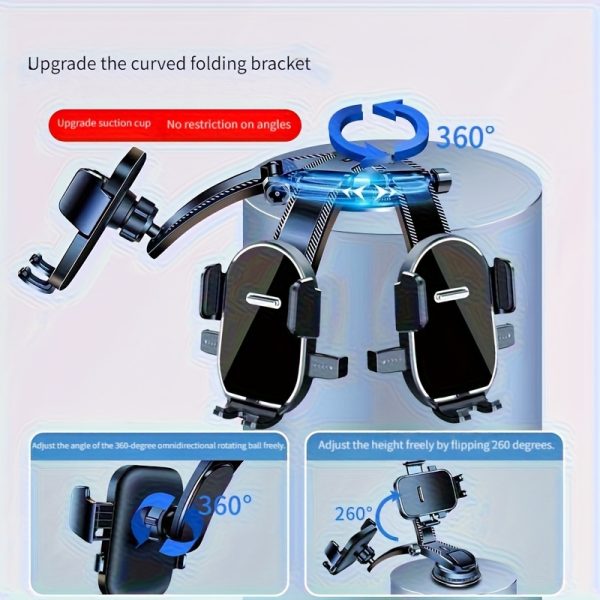 360° Rotating Phone Holder with Suction Cup - Image 5