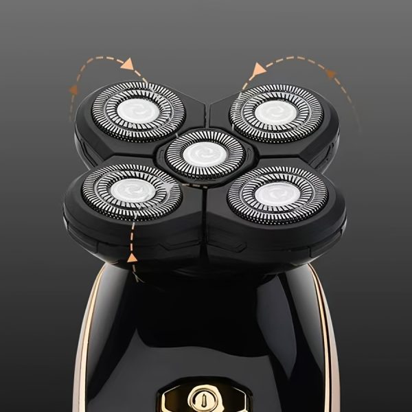 Electric Razor For Men Electric Head Hair Shaver LED Display -  Mens Cordless Rechargeable  Bald Head Razor ,five Blade Electric Shaver - Image 11