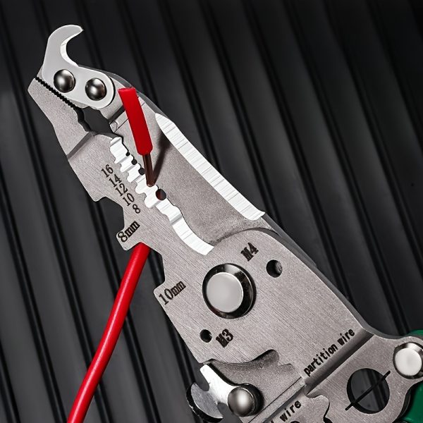 1PC18-in-1 Foldable Wire Stripper Manual Tool - Image 4