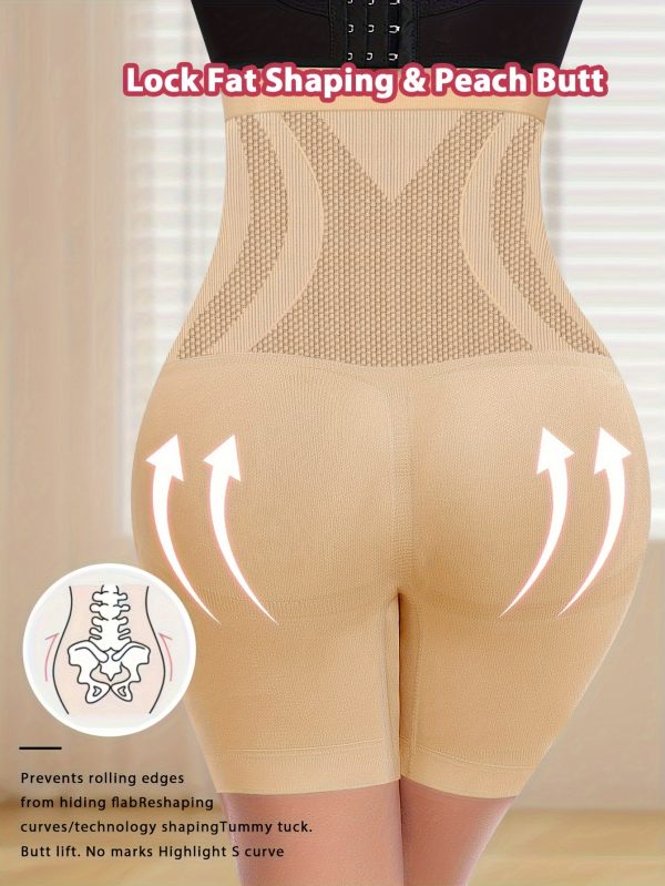 1pc Women'S High-Waist Breathable Comfort Shapewear Boxer Briefs - Seamless, Butt-Lifting, S-XXL Size, Elegant Solid Color Underwear for Everyday & Special Occasions, High Waisted Boxer Shorts, Butt Lifting Underwear, Minimalist Underwear, Comfortable Fit - Image 6