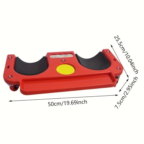 1 Wheeled Rolling Knee Guard Platform, Made Of ABS Material, Multi-functional Built-in Tool Tray, Comfortable Cushioning Kneeling Pad, Suitable for Mechanical Workers, Carpenters, Floor Laying And Car Maintenance - Image 2