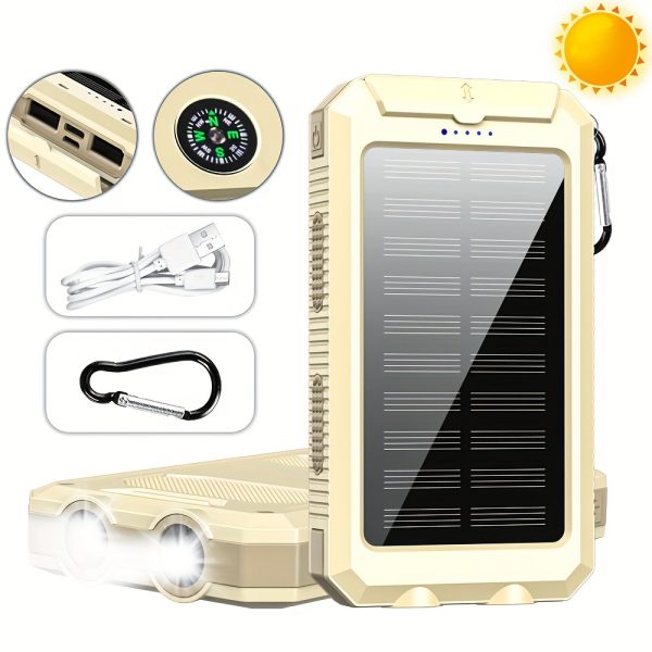 Best Gift, Solar Power 30000mAh Large Capacity Portable Charger - Image 8