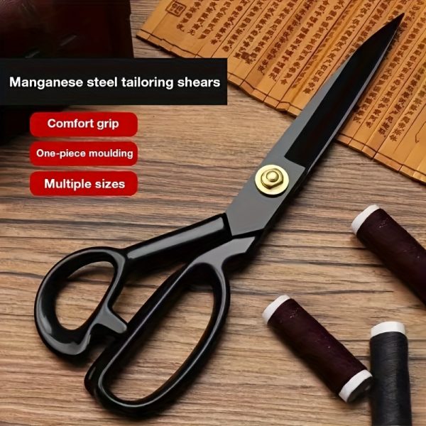Professional Tailor Scissors 10 Inch for Cutting Fabric Heavy Duty Scissors for Leather Cutting Industrial Sharp Sewing Shears for Home Office Artists Dressmakers - Image 6