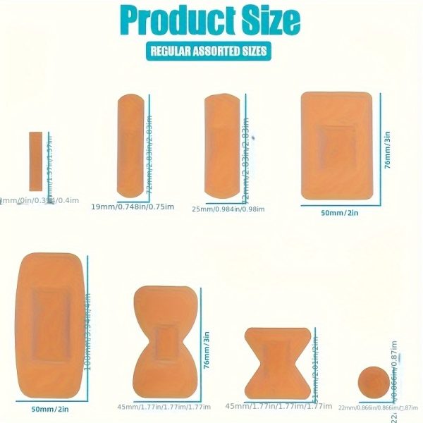 80pcs Set Of PE Soft Adhesive Tape For Wound Care - Image 7