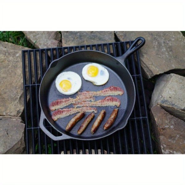 Cast Iron Skillet Oven Safe PreSeasoned Iron Black 12 inch - Image 7