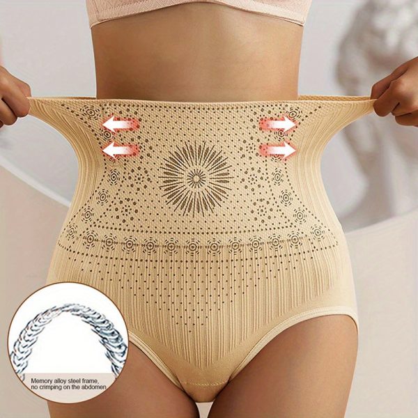 1pc High-Waist Tummy Control Shapewear Panties - Image 2