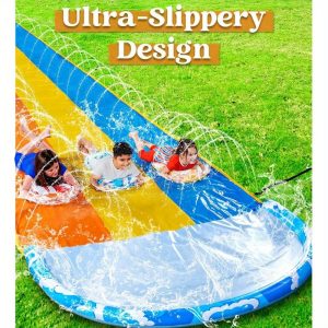 JOYFY 22.5ft Triple Water Slide