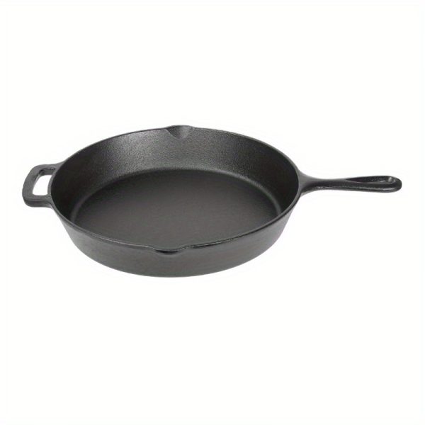 Cast Iron Skillet Oven Safe PreSeasoned Iron Black 12 inch - Image 9