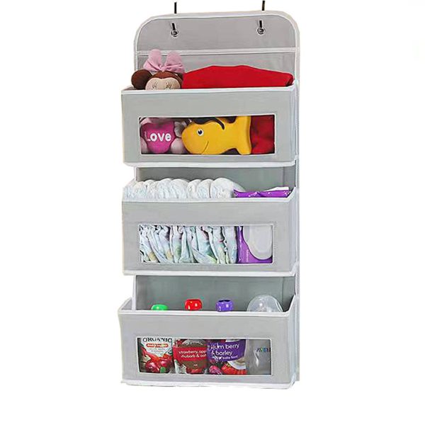 Multi-Use Storage 3-Tier Non-Woven Fabric Hanging Storage Organizer - Image 6