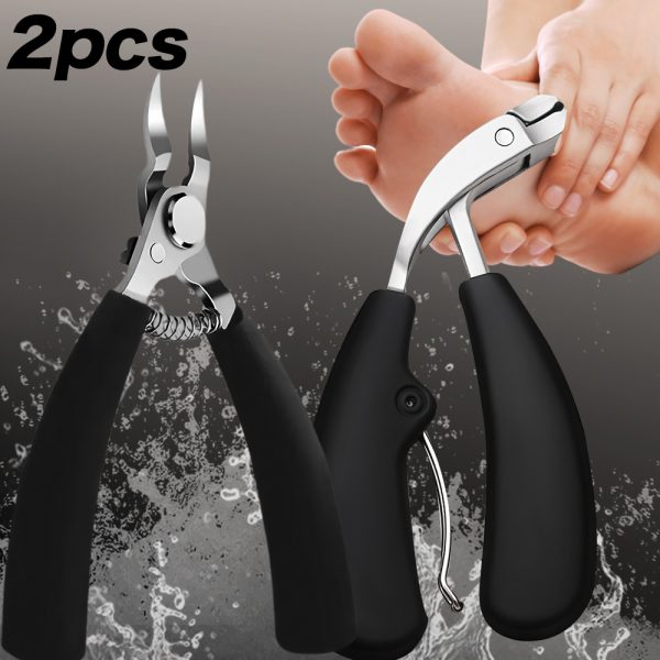 1pc Heavy-Duty Stainless Steel Nail Clippers for Thick Nails, Concave Blade & Large Opening Design, Elderly-Friendly Precision Trimmer with Long Handle, Men's Toenail & Fingernail Care, Durable Nail Tool - Image 8