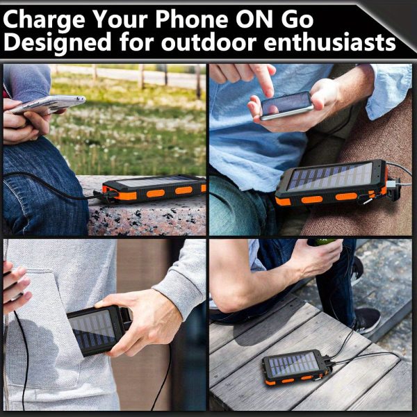 Best Gift, Solar Power 30000mAh Large Capacity Portable Charger - Image 15