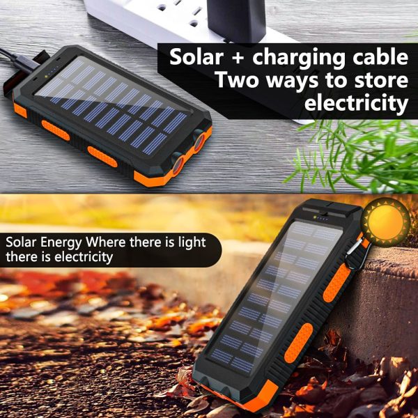 Best Gift, Solar Power 30000mAh Large Capacity Portable Charger - Image 7