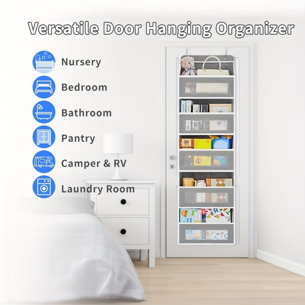Multi-Use Storage 3-Tier Non-Woven Fabric Hanging Storage Organizer - Image 7