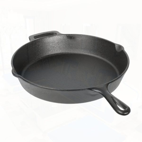 Cast Iron Skillet Oven Safe PreSeasoned Iron Black 12 inch - Image 6